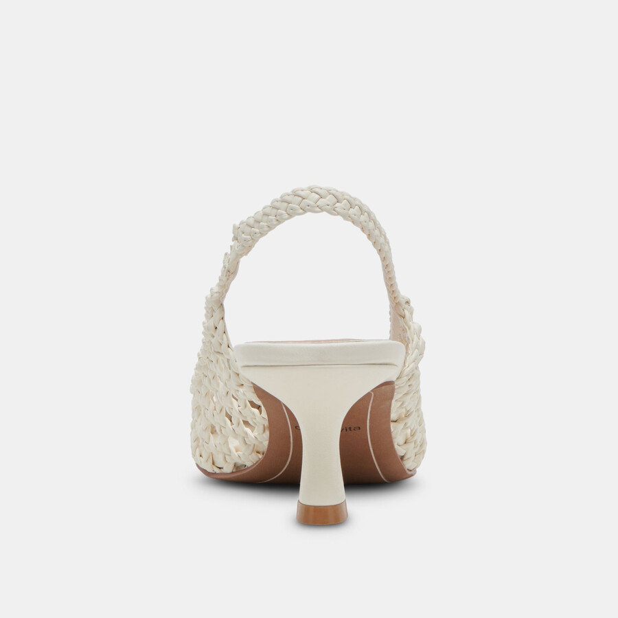 olympa heels white stella
