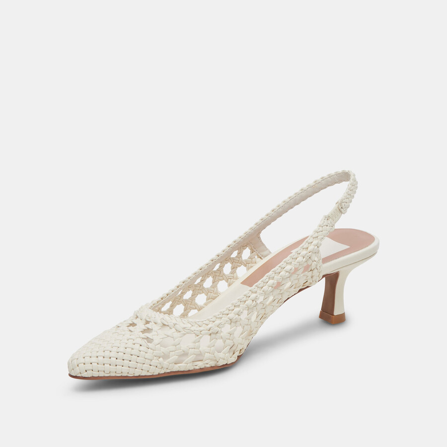 olympa heels white stella