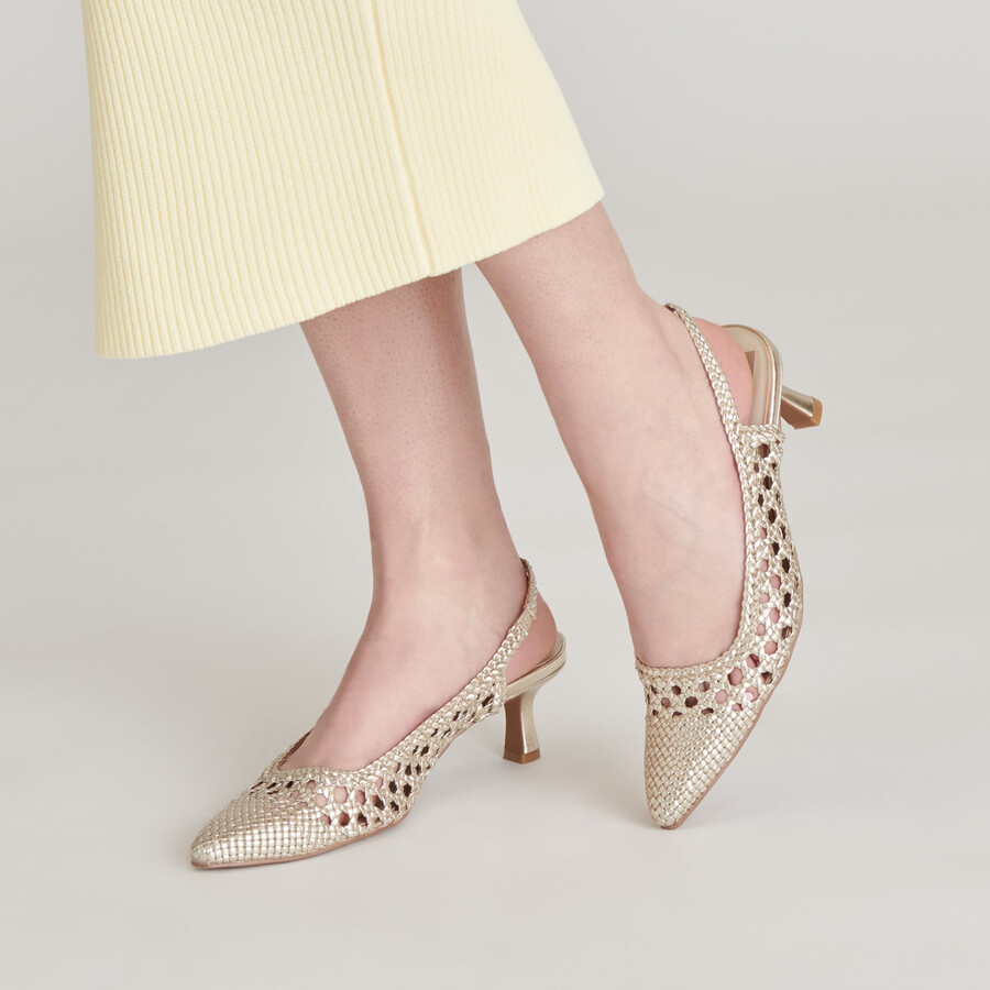 olympa heels hellgold metallic stella
