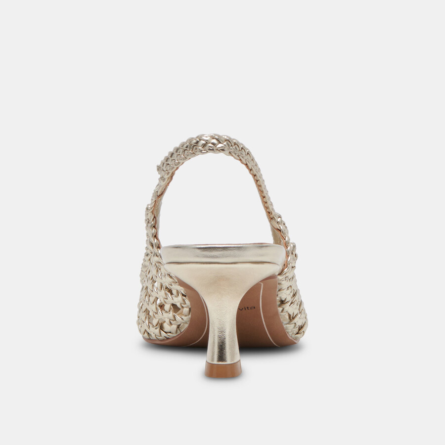 olympa heels hellgold metallic stella