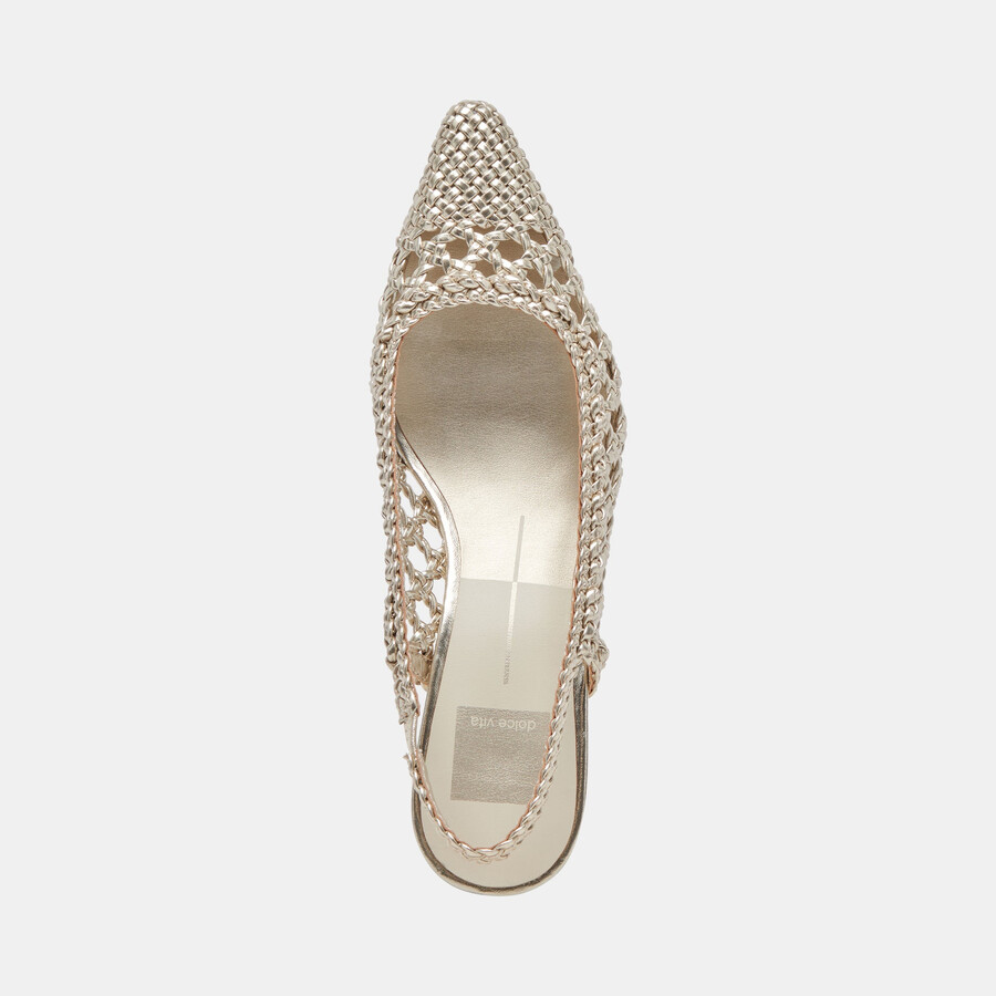 olympa heels hellgold metallic stella