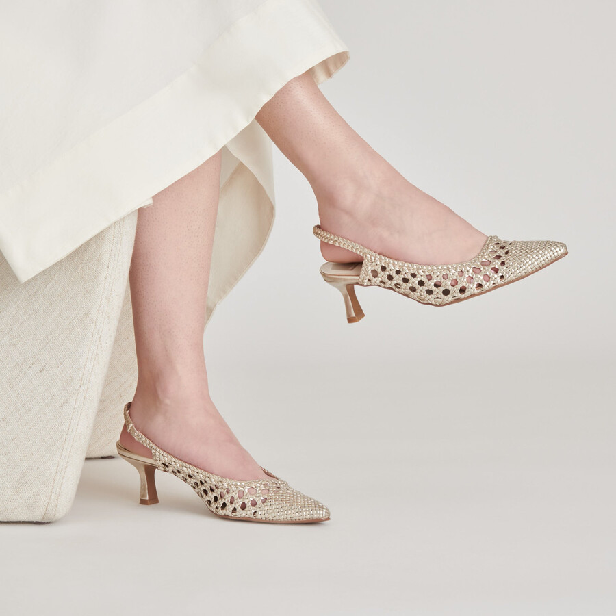 olympa heels hellgold metallic stella
