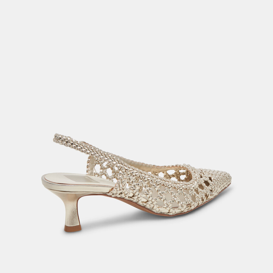 olympa heels hellgold metallic stella