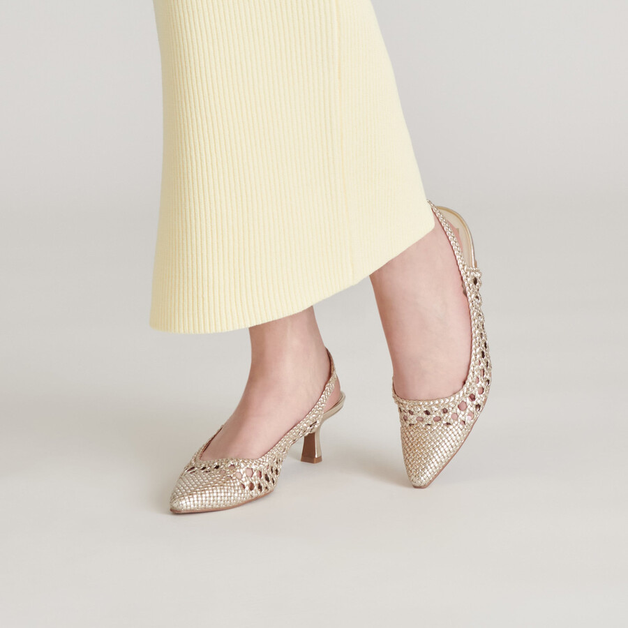 olympa heels hellgold metallic stella