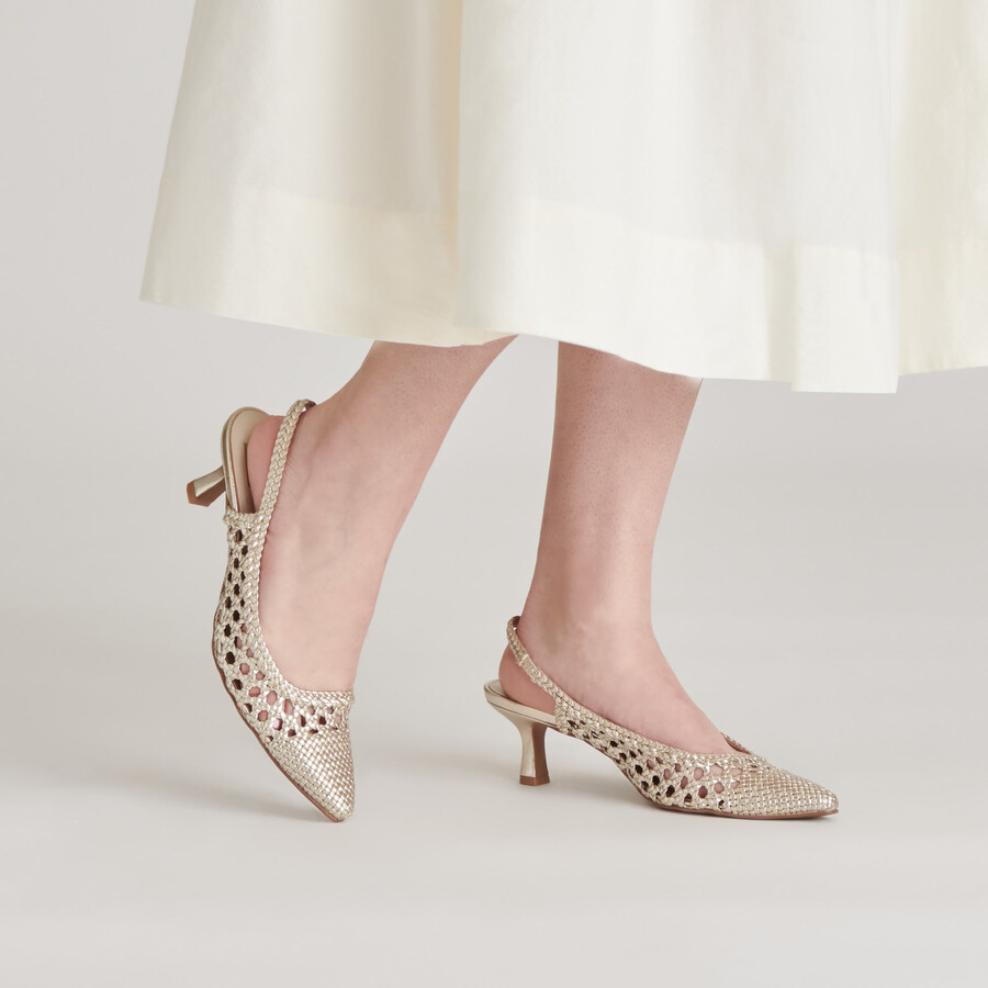 olympa heels hellgold metallic stella