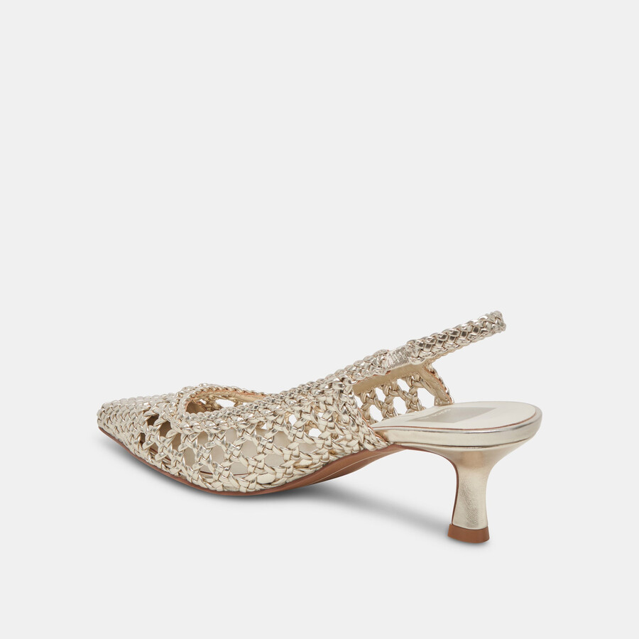 olympa heels hellgold metallic stella