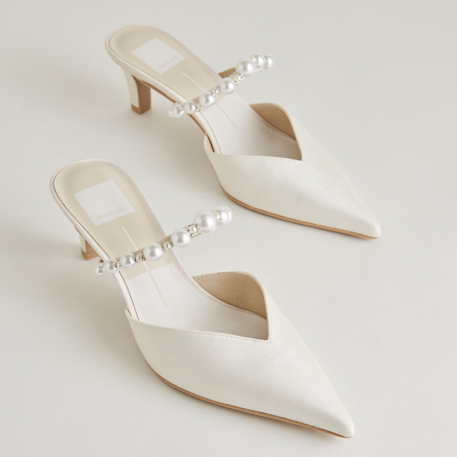 kanika pearl mid heels vanilleperlen
