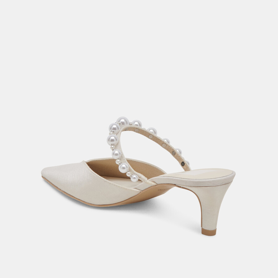kanika pearl mid heels vanilleperlen