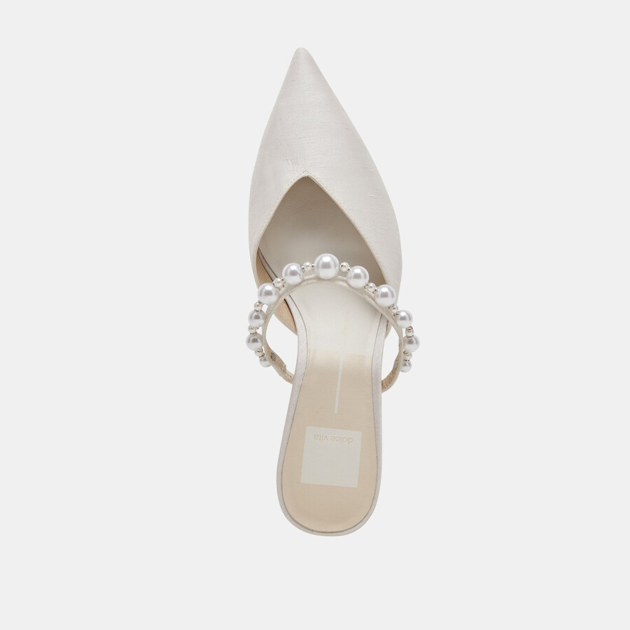 kanika pearl mid heels vanilleperlen
