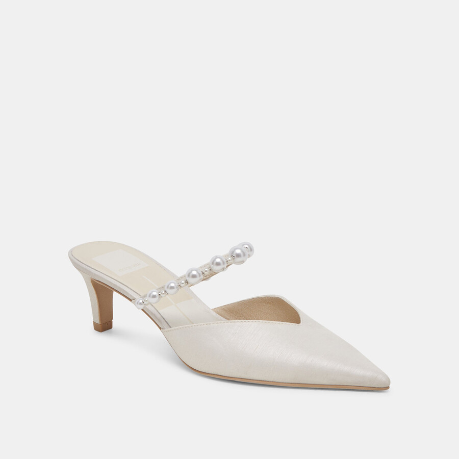 kanika pearl mid heels vanilleperlen