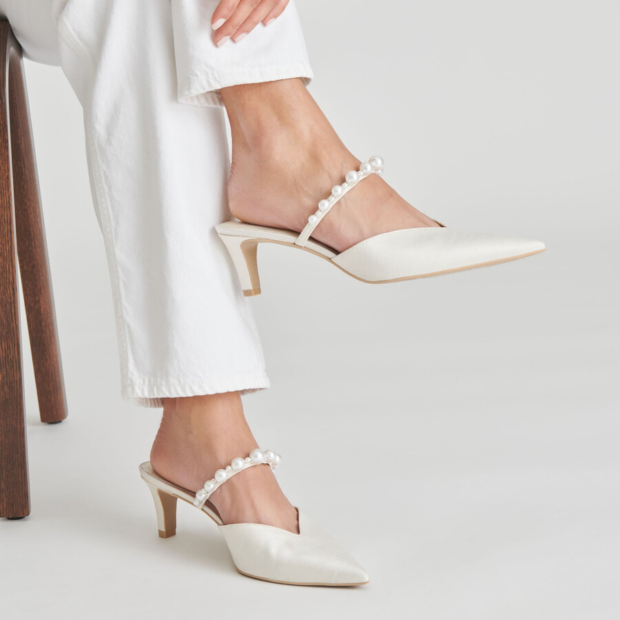 kanika pearl mid heels vanilleperlen
