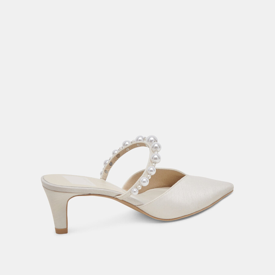 kanika pearl mid heels vanilleperlen
