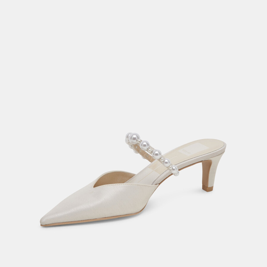 kanika pearl mid heels vanilleperlen