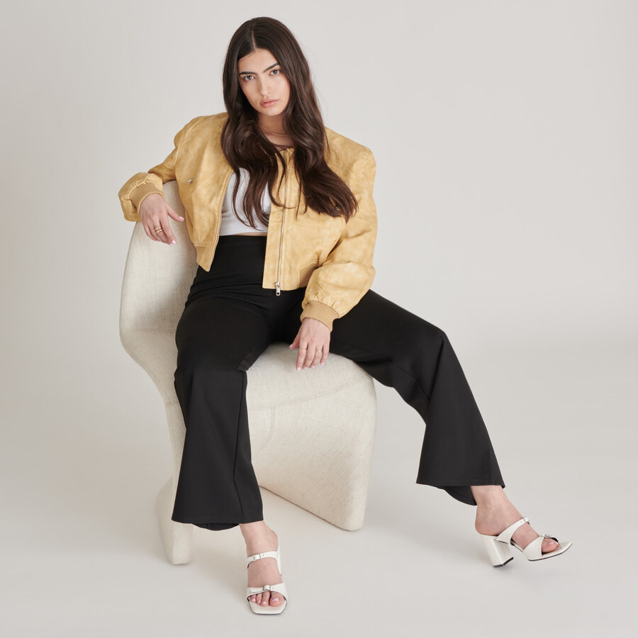 shane heels off-white crinkle lackleder