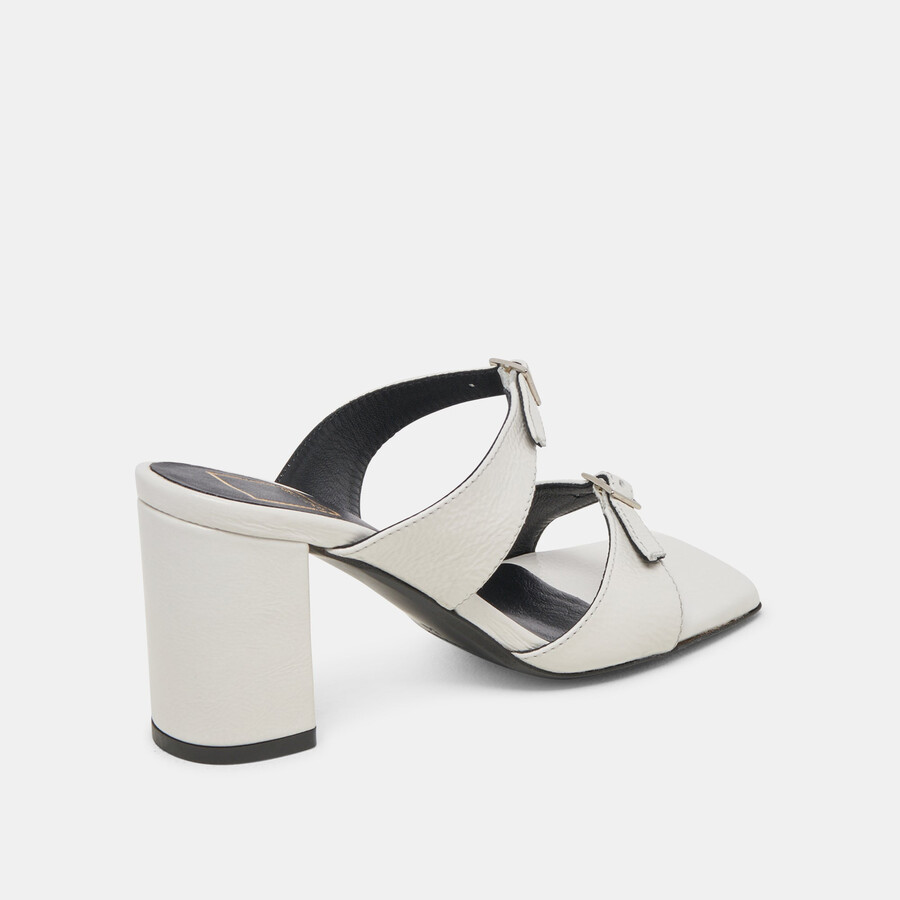 shane heels off-white crinkle lackleder