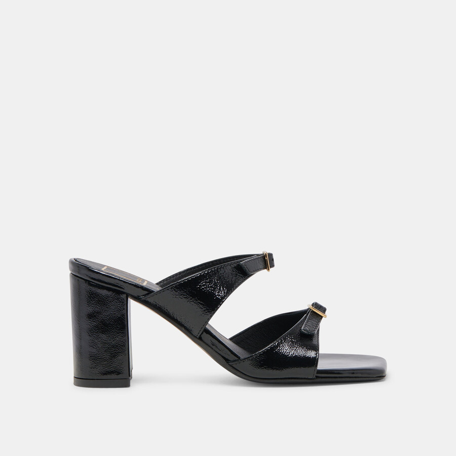 shane heels midnight crinkle lackleder
