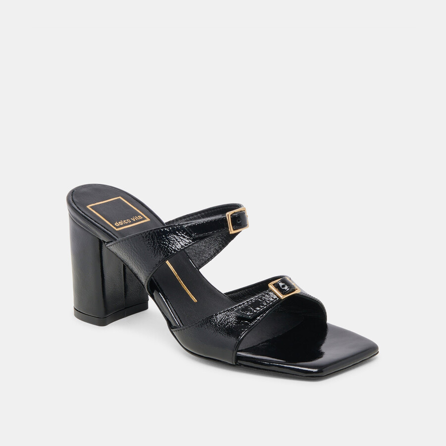 shane heels midnight crinkle lackleder