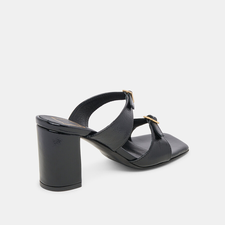 shane heels midnight crinkle lackleder