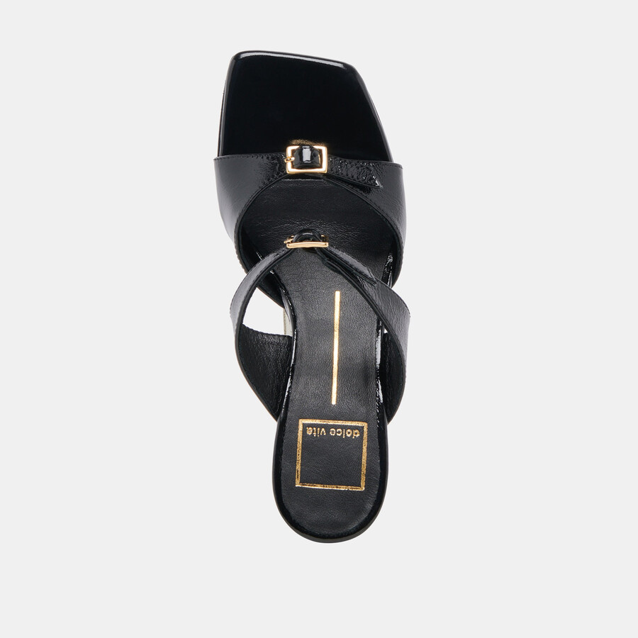 shane heels midnight crinkle lackleder