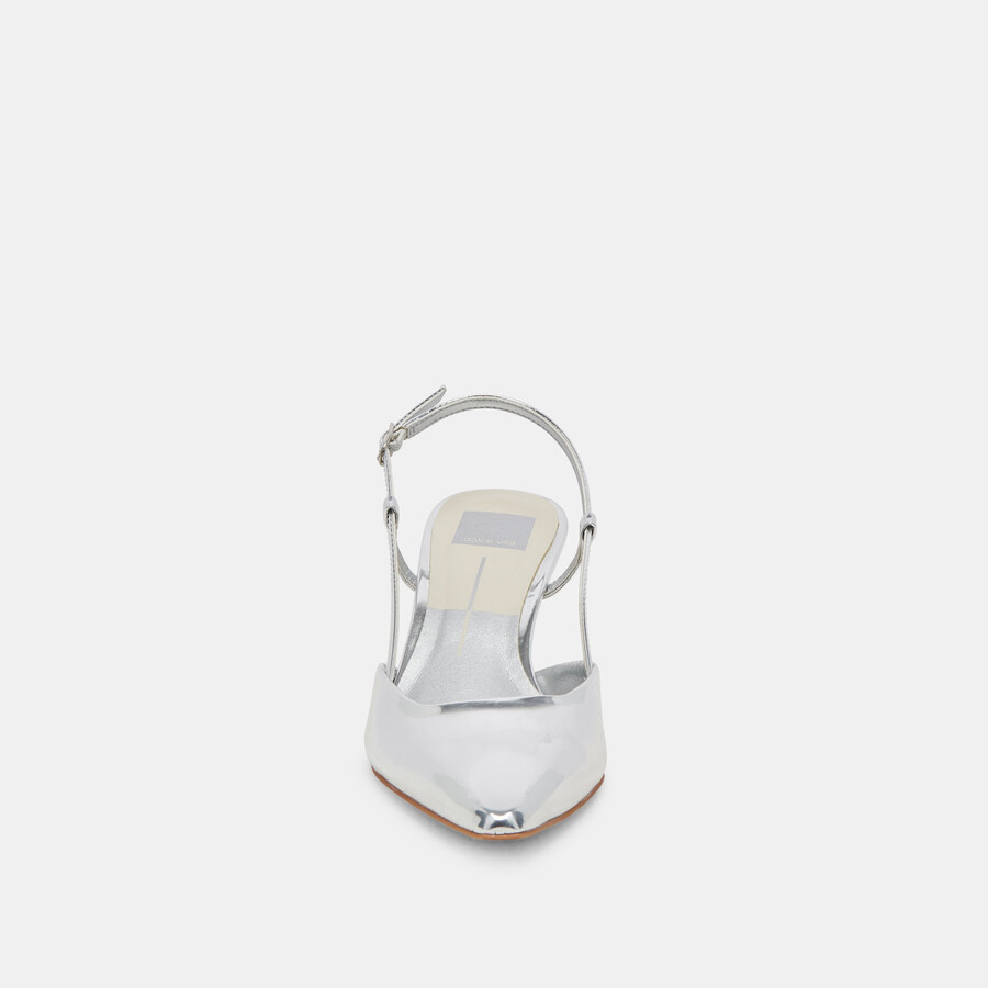 odela wide heels silver stella