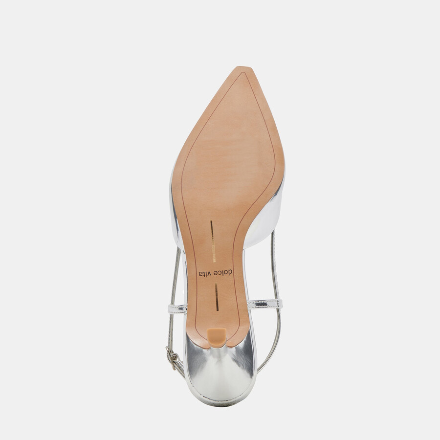 odela wide heels silver stella