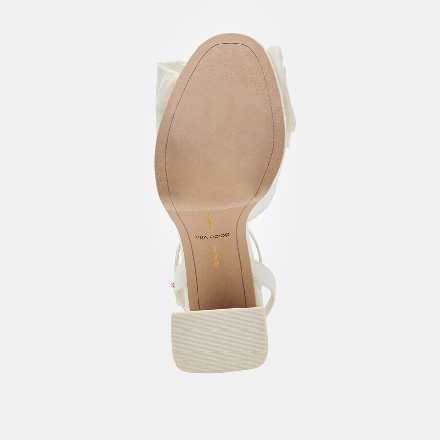 patton heels elfenbein satin