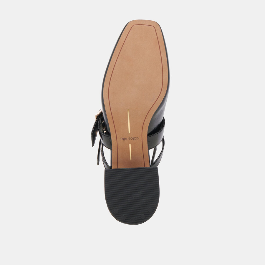 patzy heels midnight crinkle lackleder
