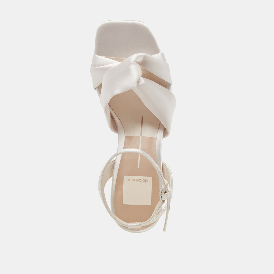 brenna heels elfenbein satin