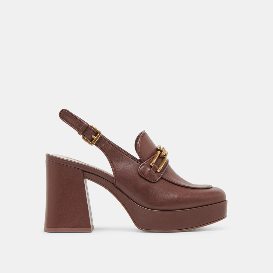 sirius heels schokoladenbraunes leder