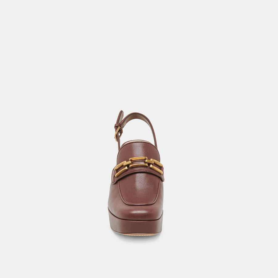 sirius heels schokoladenbraunes leder
