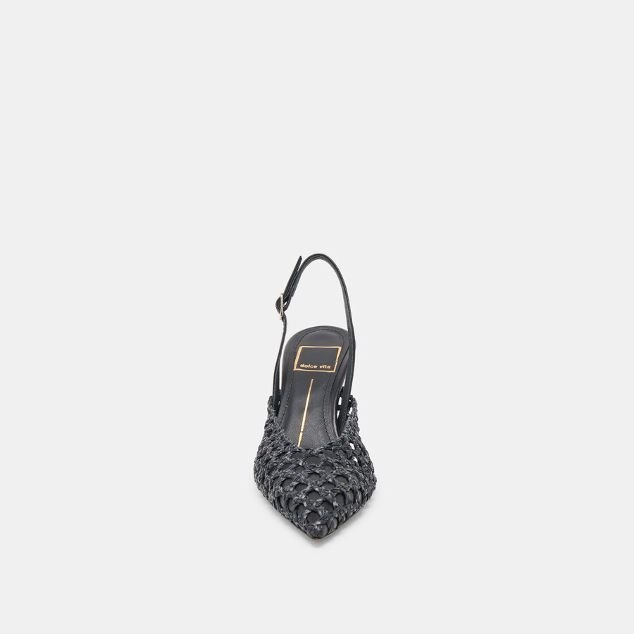 gloria heels schwarz gewebt