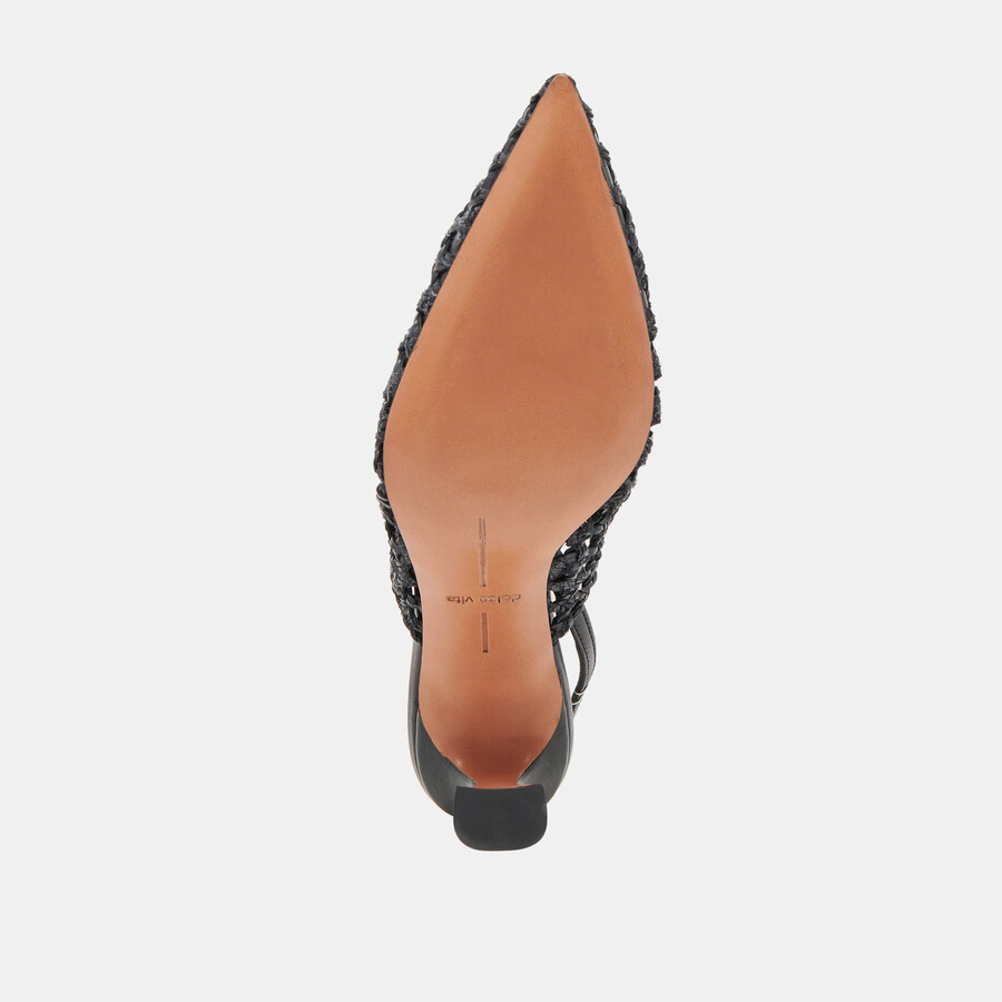 gloria heels schwarz gewebt