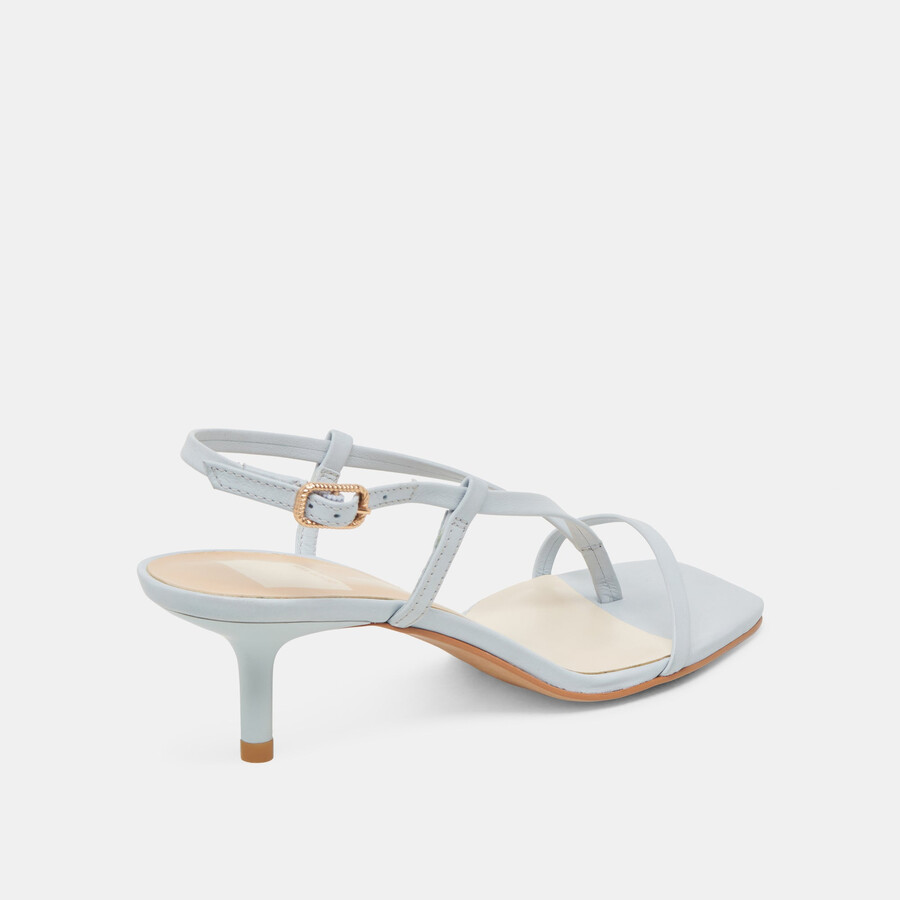 laury heels aus eisblauem leder