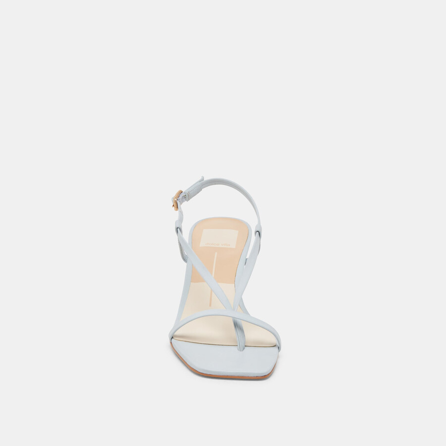 laury heels aus eisblauem leder