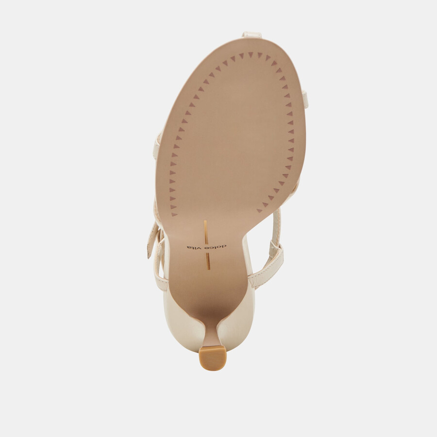 liane heels bone crinkle lackleder