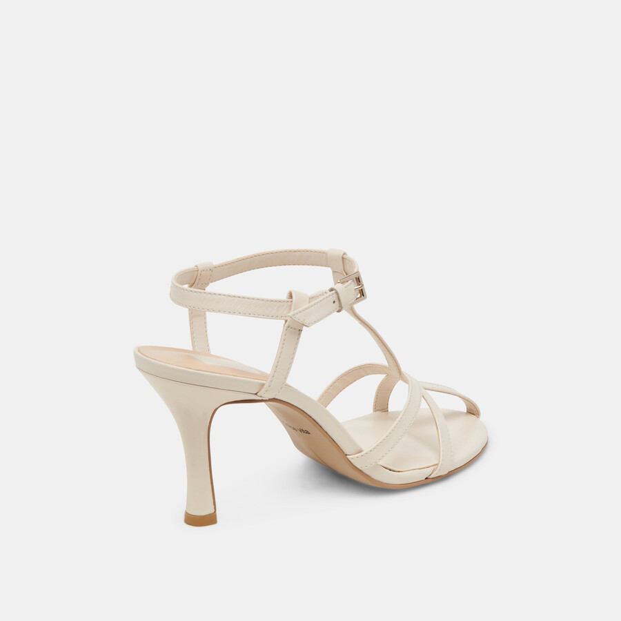 liane heels bone crinkle lackleder