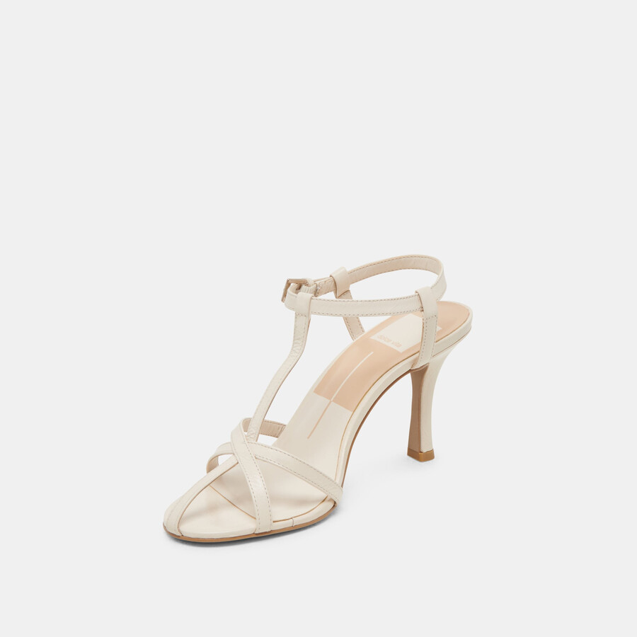 liane heels bone crinkle lackleder