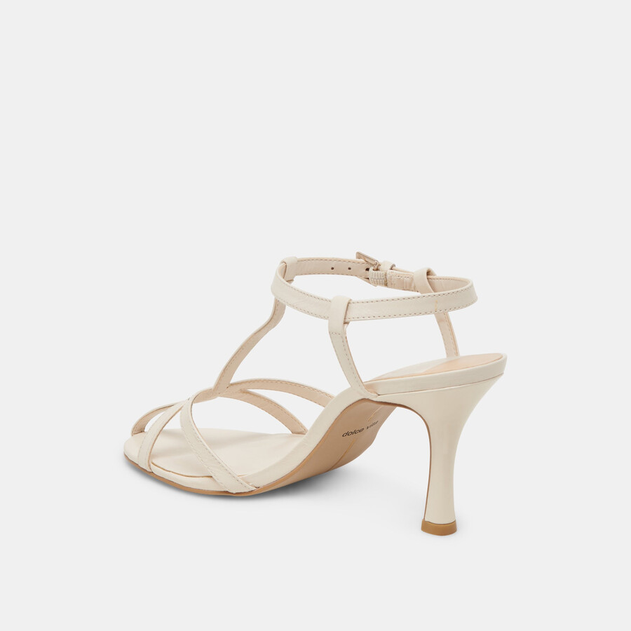 liane heels bone crinkle lackleder