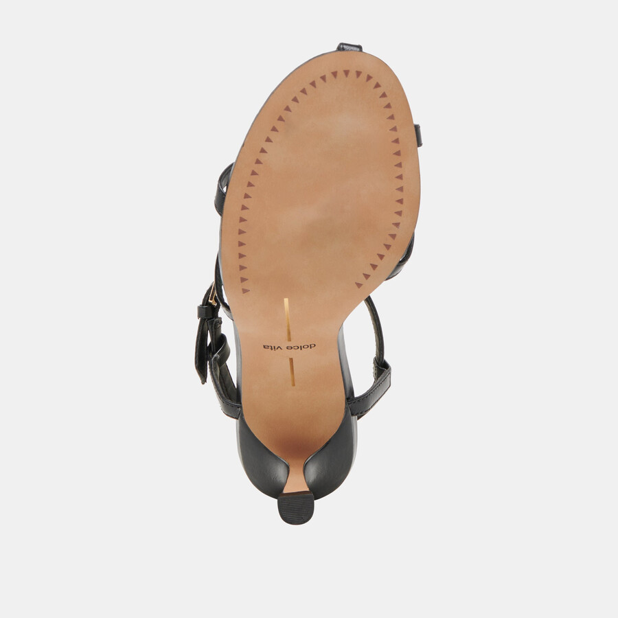 liane heels midnight crinkle lackleder