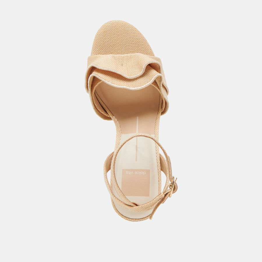 lunete heels hellnatur gewebtes raffia