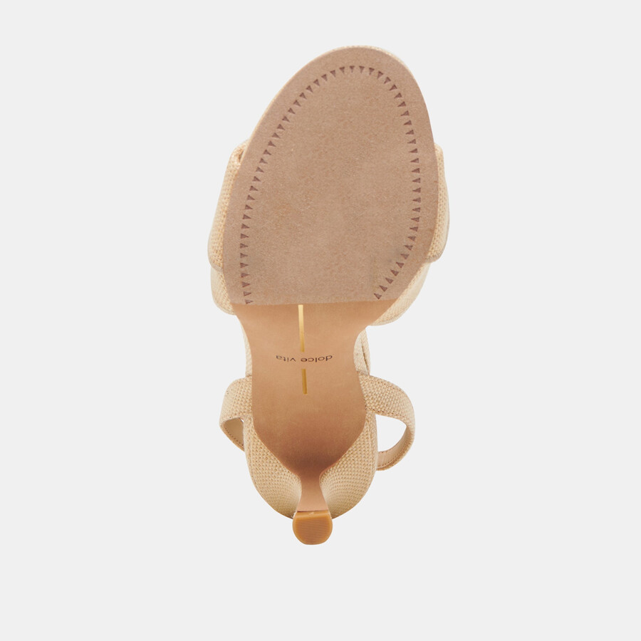 lunete heels hellnatur gewebtes raffia
