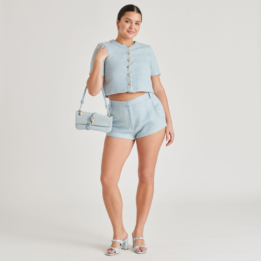 shane heels ice blue crinkle lackleder