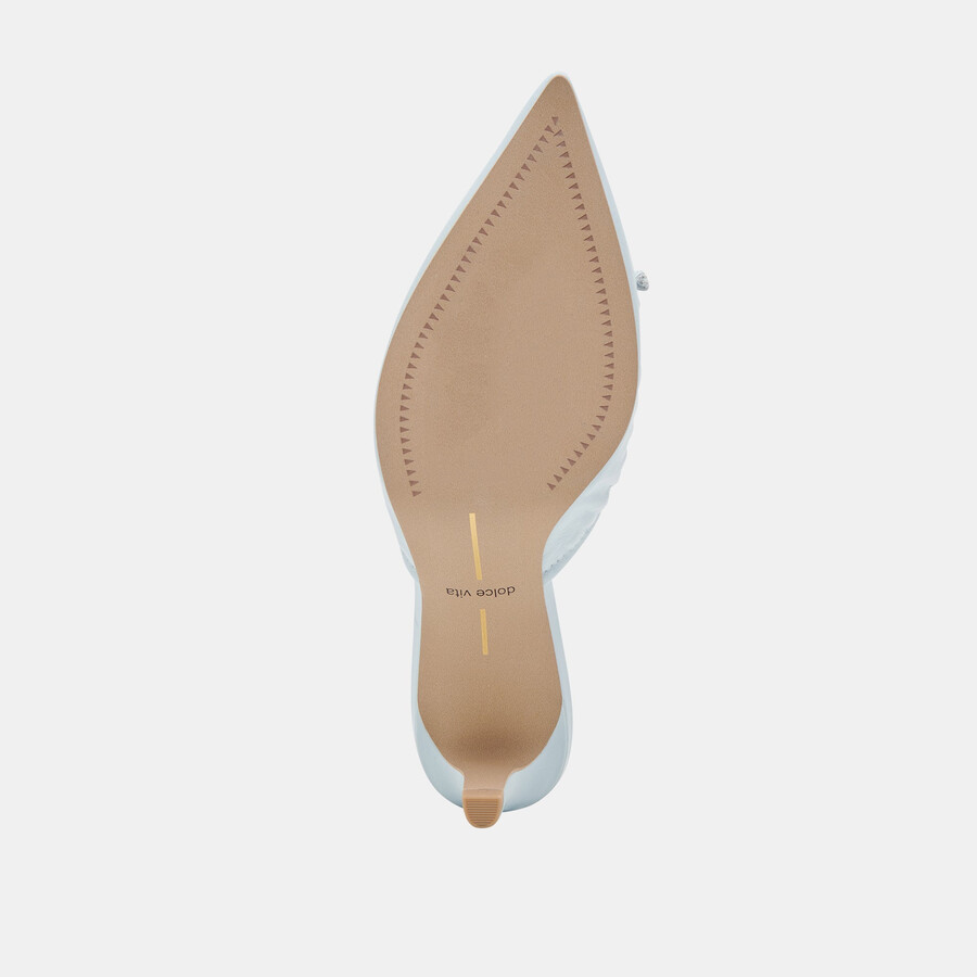 kairi mid heels eisblau crinkle lackleder