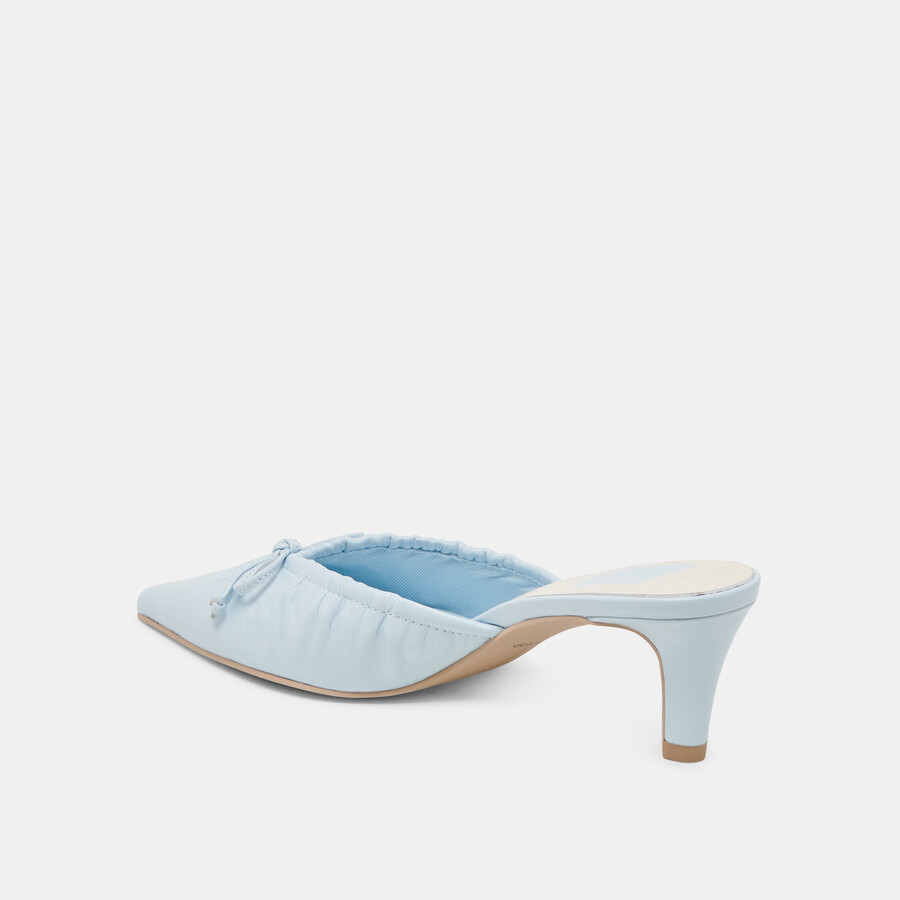 kairi mid heels eisblau crinkle lackleder