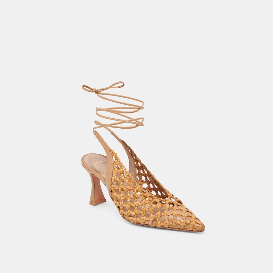 gesica heels natur gewebt