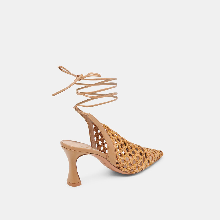 gesica heels natur gewebt