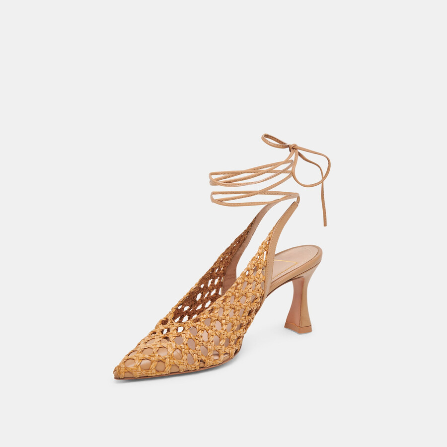 gesica heels natur gewebt