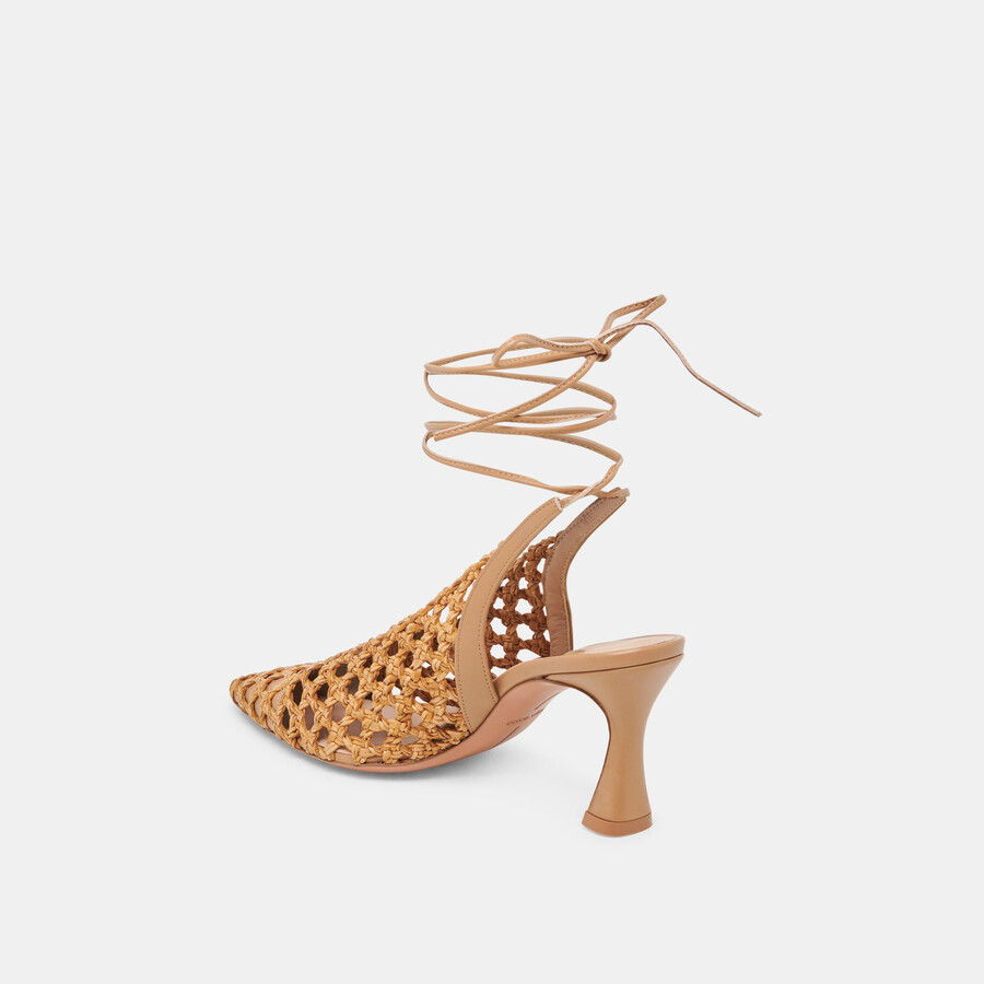 gesica heels natur gewebt