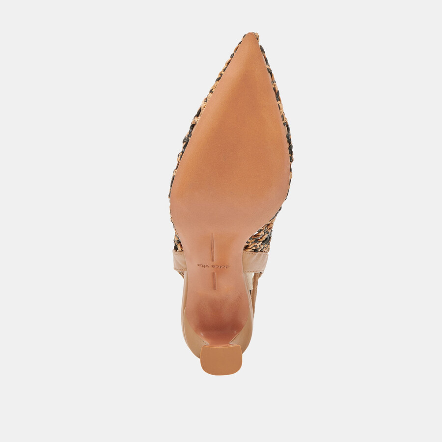 gesica heels schwarz natur gewebt
