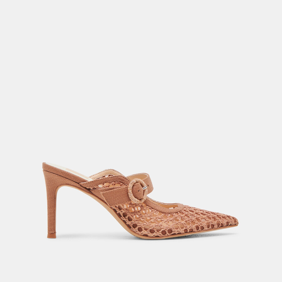 keekee heels sattelgewebtes raffia